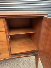 Load image into Gallery viewer, Stunning Mid Century Compact 4ft 6” Walnut Sideboard Gimson And Slater Vesper