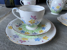 Load image into Gallery viewer, Vintage Hand Painted Royal Grafton Bone China Tea Set Spring Flowers Easter