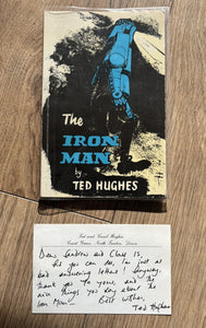 Ted Hughes The Iron Man Paperback With Signed Postcard