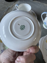 Load image into Gallery viewer, Vintage Hand Painted Royal Grafton Bone China Tea Set Spring Flowers Easter