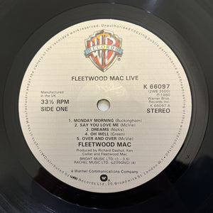 Fleetwood Mac Live - Double Vinyl LP - 1980 K66097 - VG+/EX+