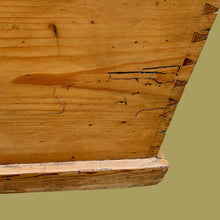 Load image into Gallery viewer, Beautiful Antique Rustic Stripped Pine Blanket Box Chest Trunk