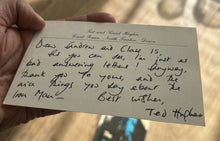 Load image into Gallery viewer, Ted Hughes The Iron Man Paperback With Signed Postcard