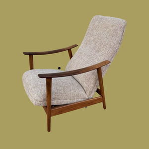 1950s Mid Century Teak Framed Armchair Arnt Lande Combi Star Stokke Mobler