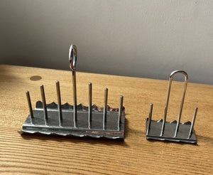 Olde Hall Stainless Arts And Crafts Style Toast Racks Pat No 647291 & 647294