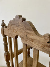 Load image into Gallery viewer, Large Antique Victorian Stripped Oak Armchair Throne