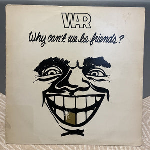 WAR - Why Can’t We Be Friends? - Vinyl LP - 1st UK Press - lLPS9378 - Vg+/Vg+
