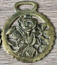 Load image into Gallery viewer, 4 Horse Brass English Rose, Scotish Thistle, Irish Shamrock, York Minister Etc