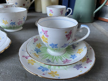 Load image into Gallery viewer, Vintage Hand Painted Royal Grafton Bone China Tea Set Spring Flowers Easter
