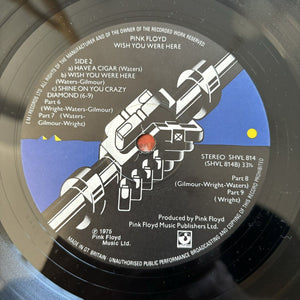 Pink Floyd - Wish You Were Here Vinyl LP 1st UK Issue A1/B5 EX/VG+ 1975