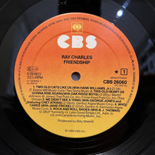 Load image into Gallery viewer, Ray Charles - Friendship - Vinyl LP - CBS26060 - Wille Nelson Johnny Cash EX/VG+