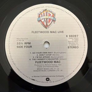 Fleetwood Mac Live - Double Vinyl LP - 1980 K66097 - VG+/EX+