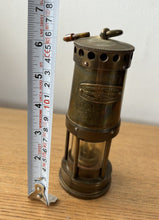 Load image into Gallery viewer, Small Miners Lamp E.Thomas &amp; Williams Ltd, Cambrian No HS319 Brass 6” Tall