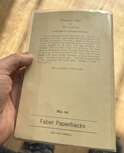 Ted Hughes The Iron Man Paperback With Signed Postcard