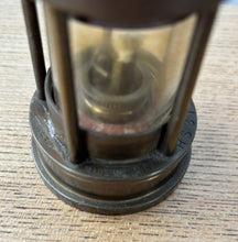 Load image into Gallery viewer, Small Miners Lamp E.Thomas &amp; Williams Ltd, Cambrian No HS319 Brass 6” Tall