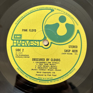 Pink Floyd - Obscured By Clouds 1st UK Press 1972 A1/B1 EX+/EX+ Withdrawn Mix