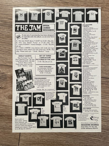 The Jam Snap! Double UK LP Vinyl 1983 SNAP1 EX-/EX Merch Sheet Polydor