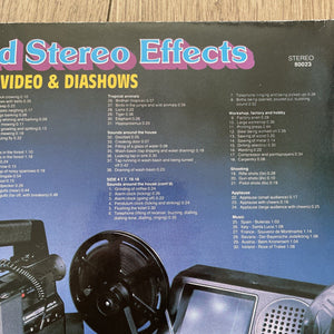 SUPER SOUND STEREO EFFECTS (Movies, Video, Dia-Shows) 2xLP Vinyl - NM/EX