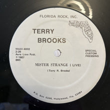 Load image into Gallery viewer, Terry Brooks - Mister Strange 12” Single Custom Press Insert Ex+ Pschedelic 1987