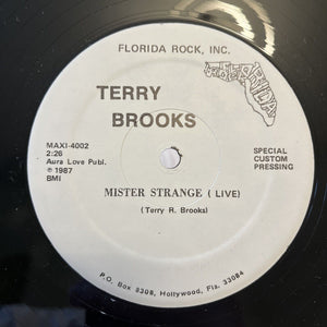 Terry Brooks - Mister Strange 12” Single Custom Press Insert Ex+ Pschedelic 1987