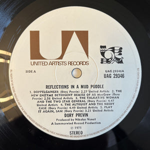Dory Previn - Reflections In A Mud Puddle Vinyl Lp 1971 Ex/Vg-
