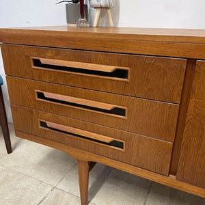 Original Retro Mid Century 1960s Teak Sideboard Credenza Media Unit