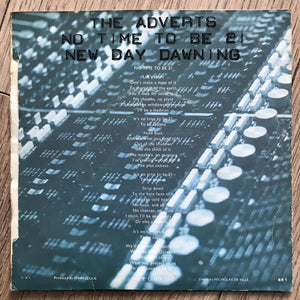 The Adverts No Time To Be 21 Original 7” Single BR 1 Ex+/VG The Damned Buzzcocks