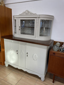 Large Antique French Buffet Deux Corps, Sideboard, Dresser Cabinet (REDUCED)
