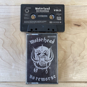 Motorhead - No Remorse Cassette Tape - Bronze / Pro 1984 PROMC5 823 300-4 Rare