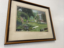 Load image into Gallery viewer, Original Pastel Drawing Of A Garden In Summertime Edward Jackson North Shields