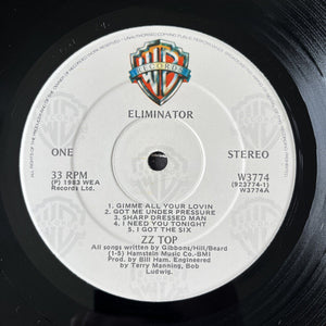 ZZ-Top - Eliminator - 1983 - Warner Brothers W3774 EX/VG+