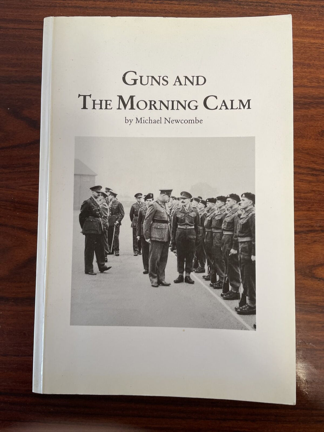 GUNS AND THE MORNING CALM by MICHAEL NEWCOMBE - SIGNED