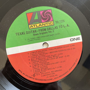 TEXAS GUITAR FROM DALLAS TO L.A. Vinyl LP US Press EX/VG+ T-Bone Walker, etc