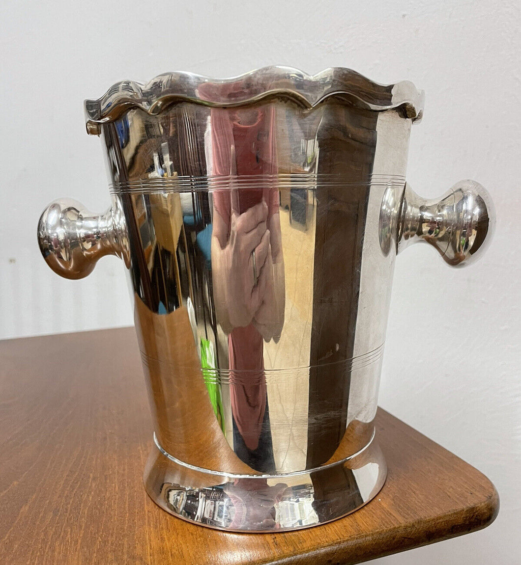 Vintage Silver Plated Champagne Ice Bucket Cooler