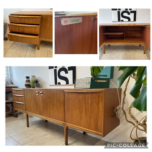 McIntosh “Dunfermline” Teak Sideboard  Vintage Mid Century Modern Tom Robertson