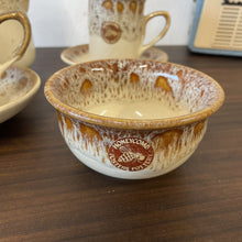 Load image into Gallery viewer, Mid Century Fosters Honeycomb Blonde Part Coffee Set Pot Cups Jug Etc