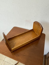 Load image into Gallery viewer, Small Vintage Oak Desktop Single Bookshelf