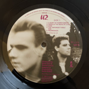 U2 - The Unforgettable Fire Vinyl LP Original 1984 UK 10-track LP EX+/EX+