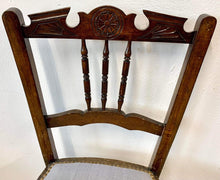 Load image into Gallery viewer, Pair Of Antique Matching Victorian Bedroom Occasional Chairs