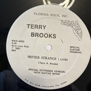 Terry Brooks - Mister Strange 12” Single Custom Press Insert Ex+ Pschedelic 1987