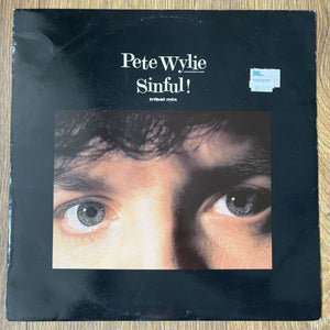 Pete Wylie - Sinful! (Tribal Mix) 12” Vinyl Single VG+ 1986