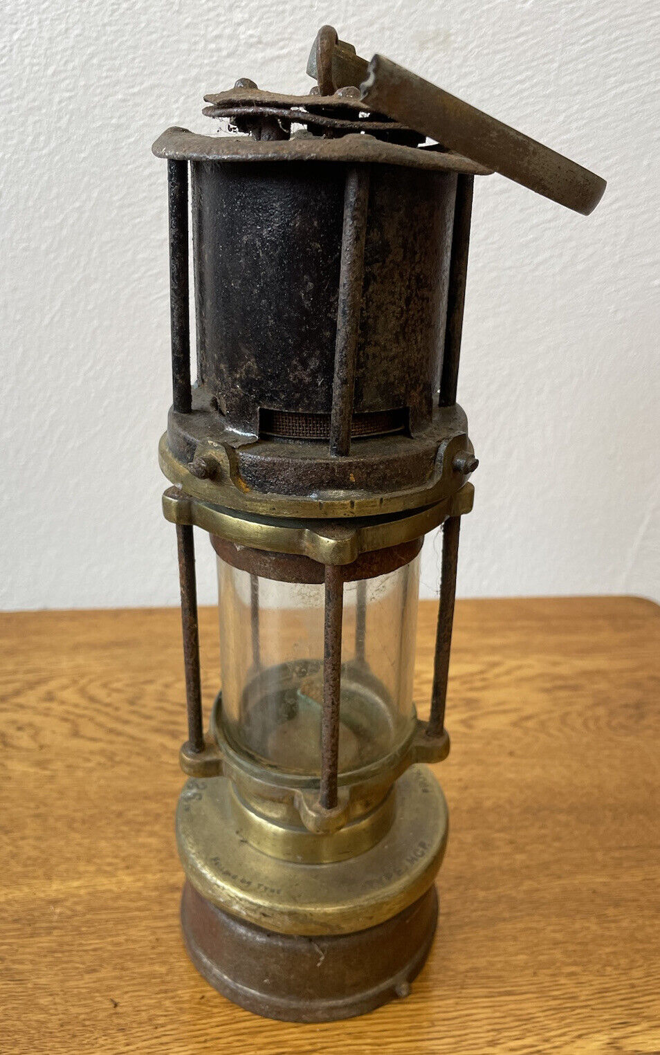 Patterson HCP Miners Lamp 29cm Rare Lamp