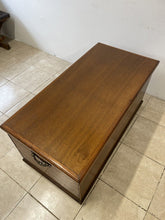 Load image into Gallery viewer, Large Victorian Camphor Wood Blanket Box Chest Trunk Coffee Table