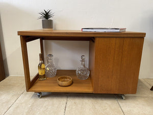 Mid Century McIntosh Tristor Metamorphic Teak Coffee Table Cocktail Trolley