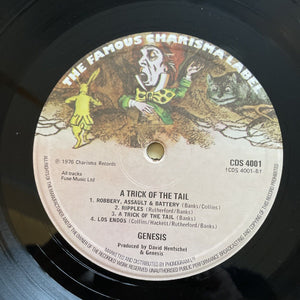 GENESIS A Trick Of The Tail LP Charisma A3/B3 VG+/VG+ 1976 Gatefold & Inner