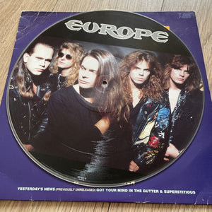 Europe Halfway To Heaven Ltd Ed. 12” Picture Disc Single Vinyl 657851 Rock EX/EX