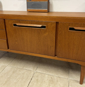 Original Retro Mid Century 1960s Teak Sideboard Credenza Media Unit