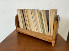 Load image into Gallery viewer, Small Vintage Oak Desktop Single Bookshelf