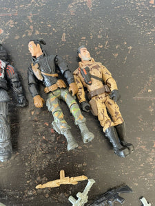 Job Lot Of Lanard Corps Chap Mei figures and accessories weapons bike