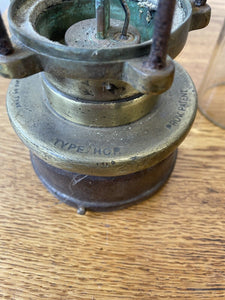 Patterson HCP Miners Lamp 29cm Rare Lamp